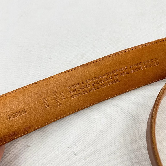 Coach British Tan Leather Belt main image 6